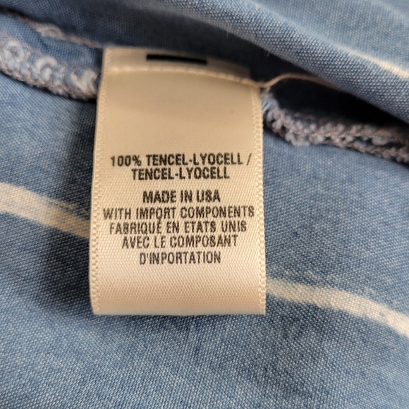 Cloth & Stone Blue and White Maxi Dress - Picture 8 of 9